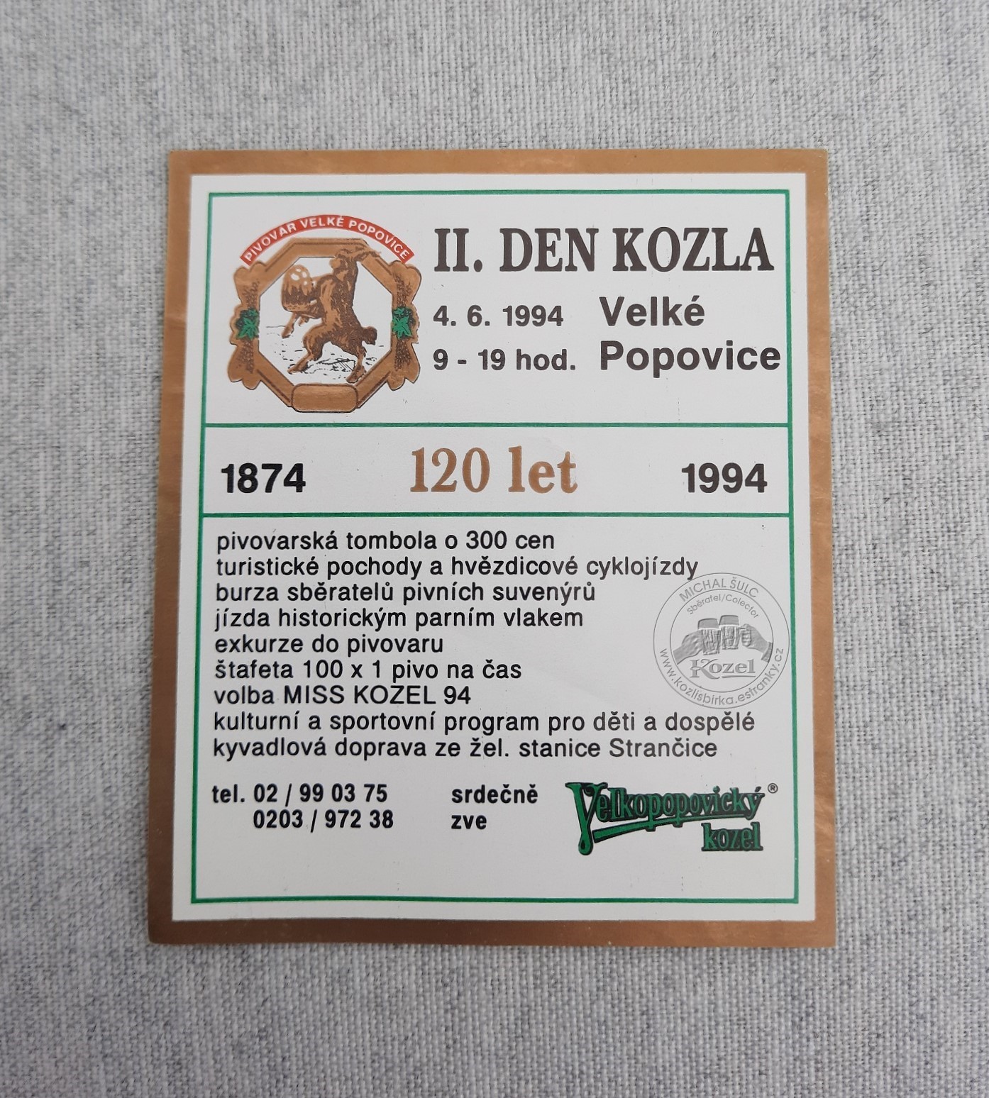 DK02 020 Etiketa z  lahve