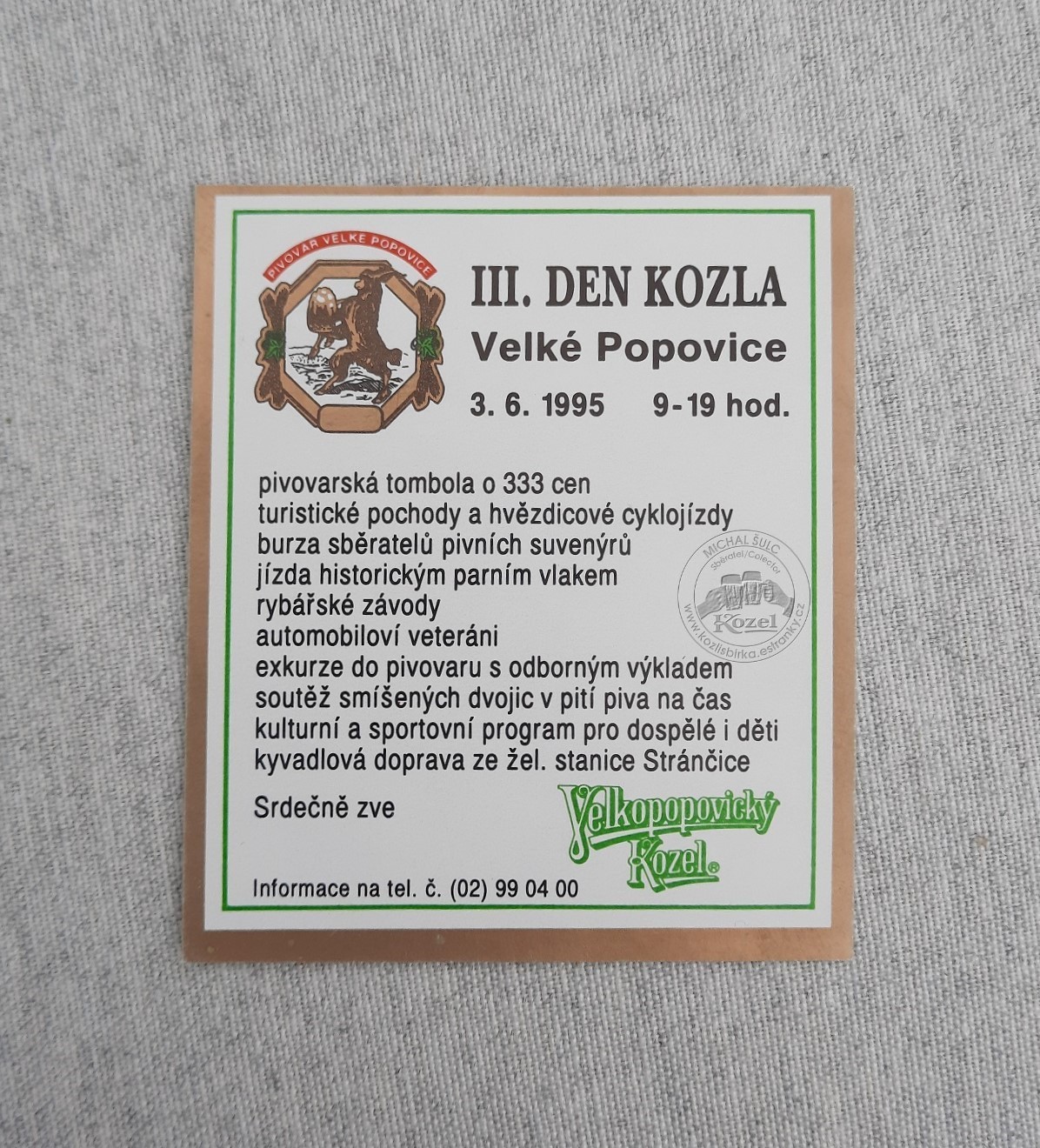 DK03 020 Etiketa z  lahve