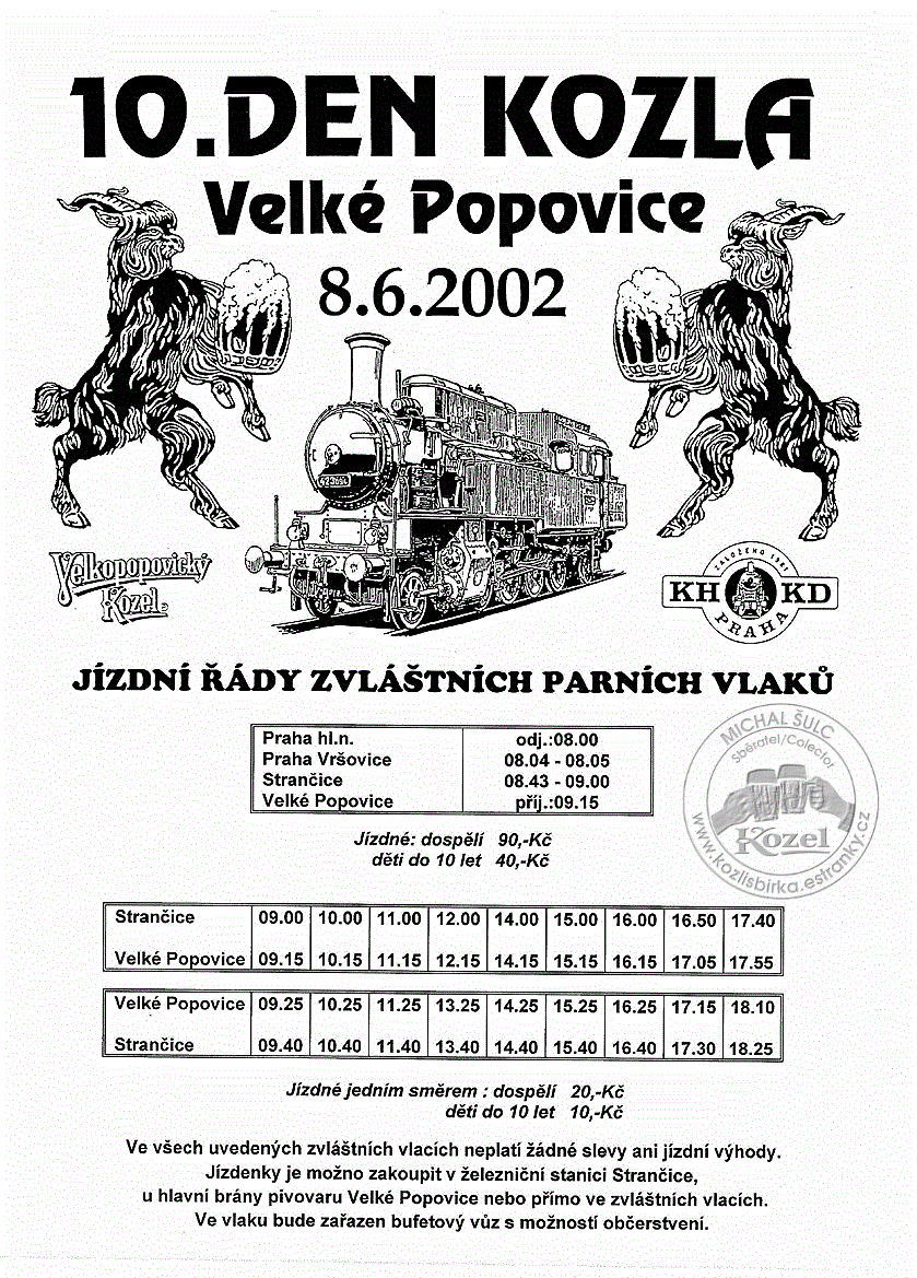 DK10 058 Jízdní řád páry