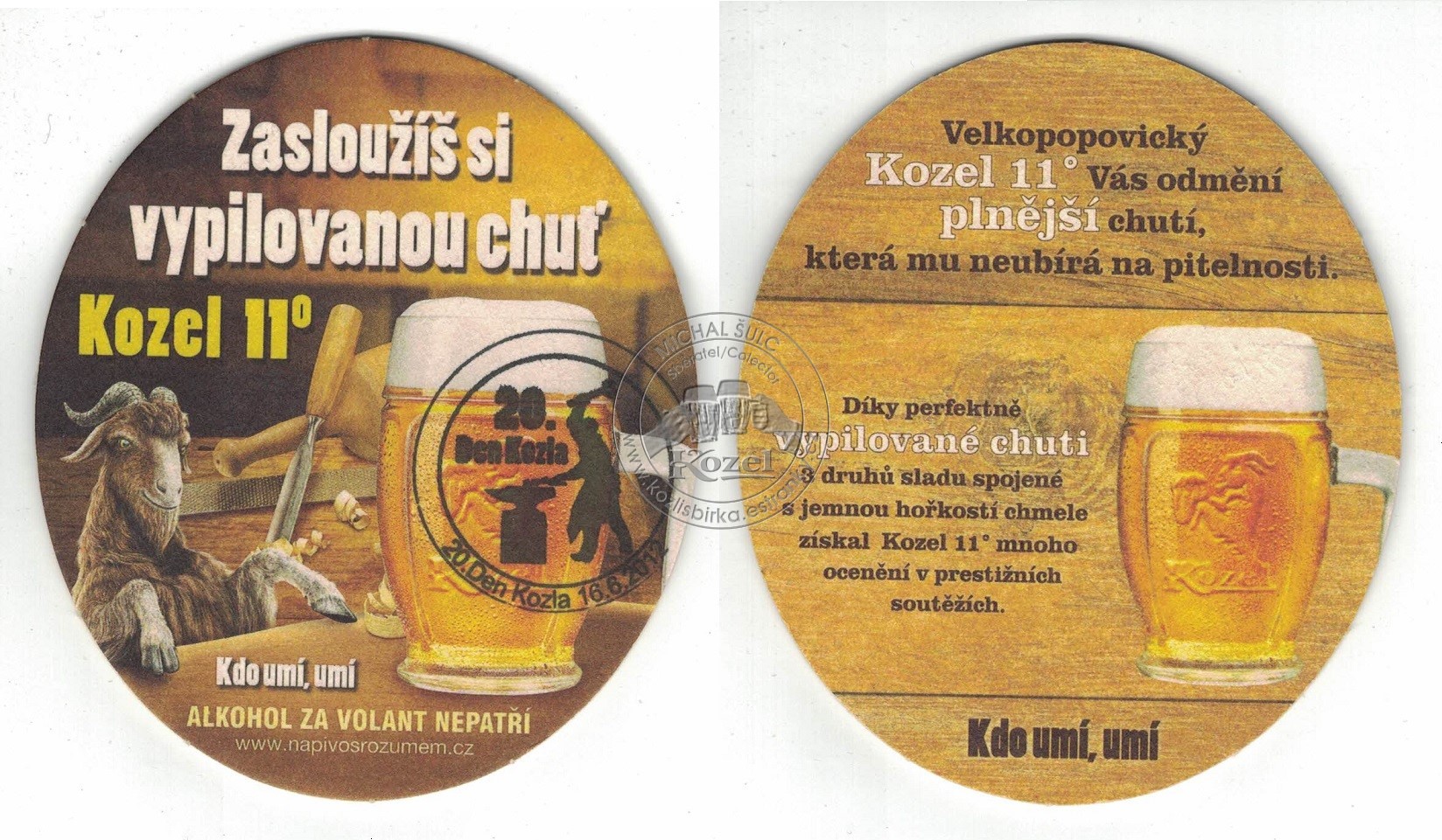 DK20 052 Podtácek s razítkem