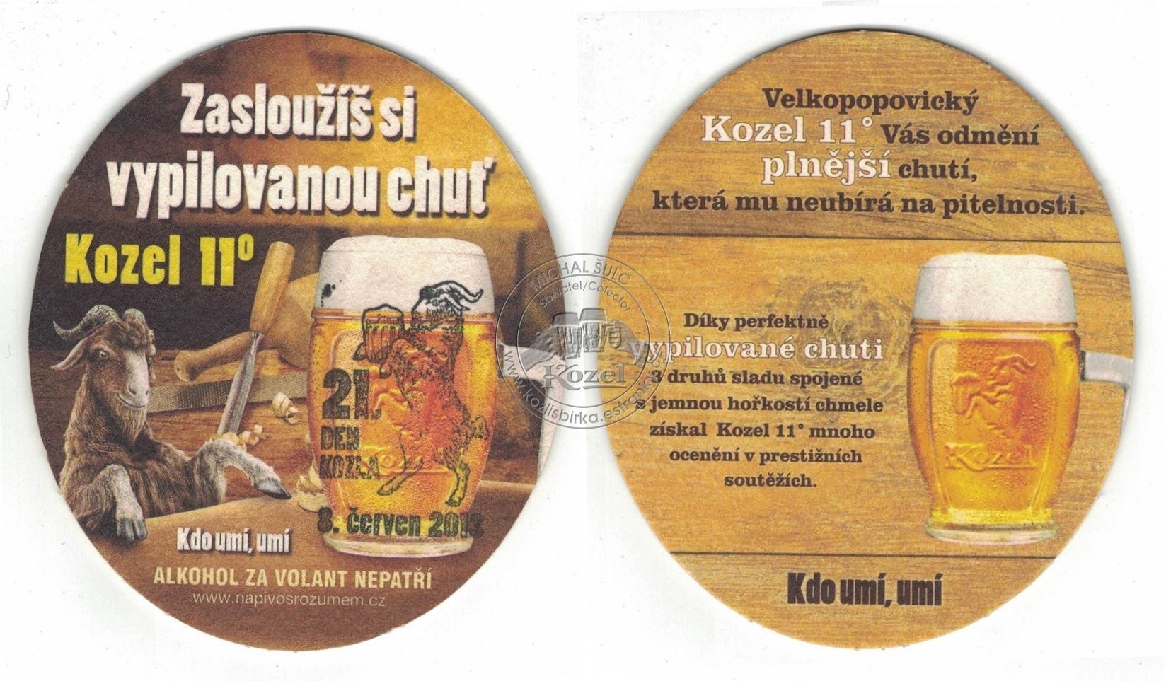 DK21 052 Podtácek s razítkem