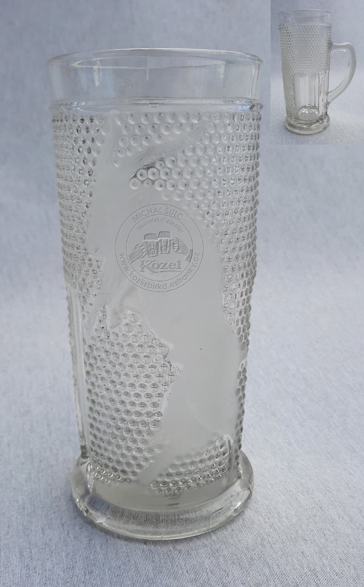 S00120 0,5L Ušák, broušený cejch 0´5L