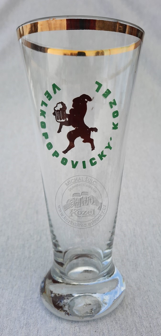 S00610 0,3L Sklenice k 95. výročí Kozla, broušený cejch 3 dl