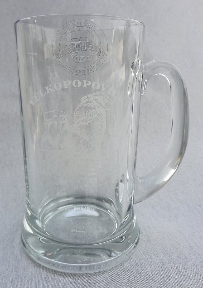 S02647 1,0L Ušák, cejch na skle 2 PINTS a bíle 1l, na dně ITALY, bíle SOHM, rok 2015